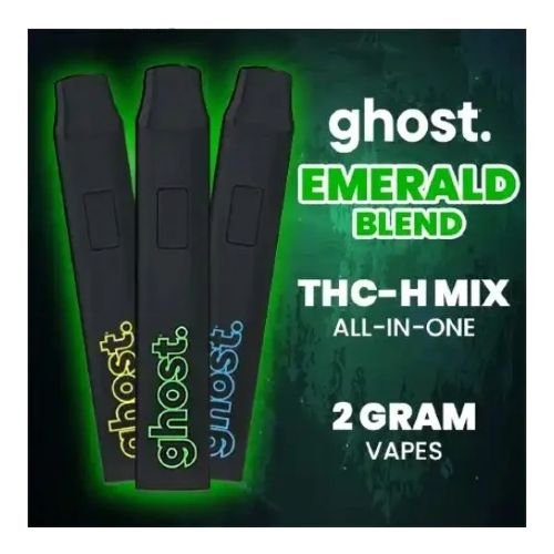 Ghost Emerald Blend THCH Mix Vape Pens In Pakistan
